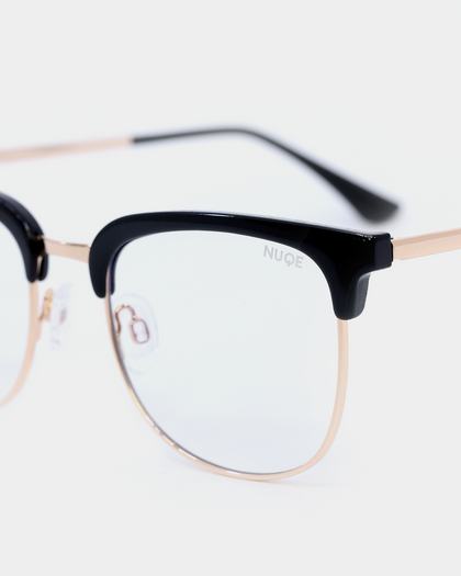 NUQE Roam Bluelight Glasses Black/Bluelight