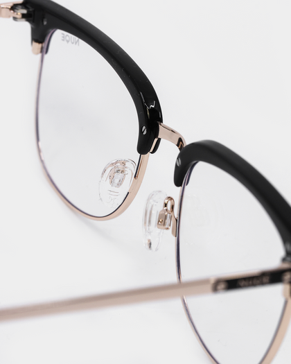 NUQE Roam Bluelight Glasses Black/Bluelight