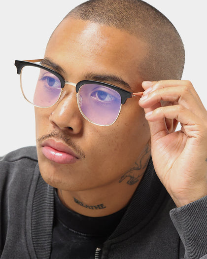 NUQE Roam Bluelight Glasses Black/Bluelight