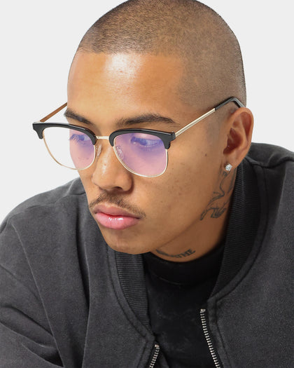 NUQE Roam Bluelight Glasses Black/Bluelight