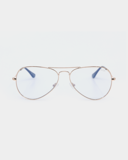NUQE Rolla Bluelight Glasses Gold/Bluelight