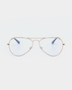 NUQE Rolla Bluelight Glasses Gold/Bluelight