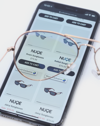 NUQE Rolla Bluelight Glasses Gold/Bluelight