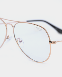 NUQE Rolla Bluelight Glasses Gold/Bluelight