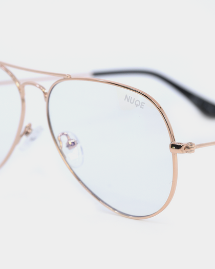 NUQE Rolla Bluelight Glasses Gold/Bluelight