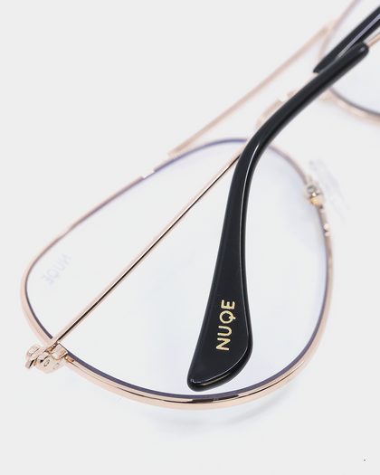 NUQE Rolla Bluelight Glasses Gold/Bluelight