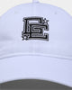 Goat Crew Sport Logo Dad Hat Strapback White