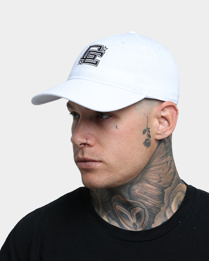 Goat Crew Sport Logo Dad Hat Strapback White