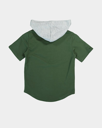 Haus Of JR Kid's Ryan Hooded Jersey Green