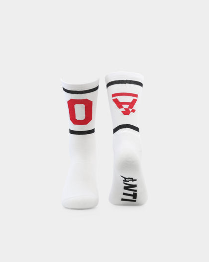 The Anti Order Chicvgo Sock White/Black/Red