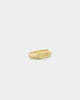 Raising Hell Women's Text Love Ring Gold