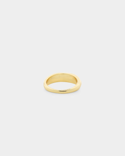 Raising Hell Women's Text Love Ring Gold