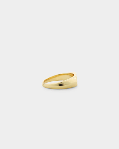 Raising Hell Women's Text Love Ring Gold