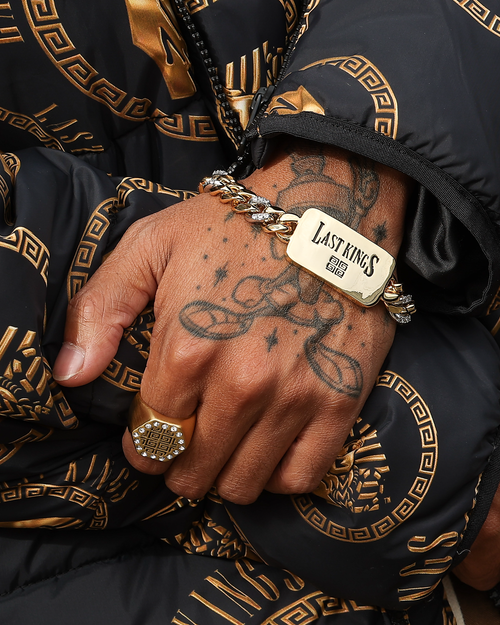 Last Kings Maze Bracelet Gold