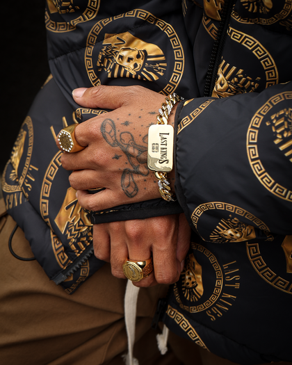 Last Kings Maze Bracelet Gold