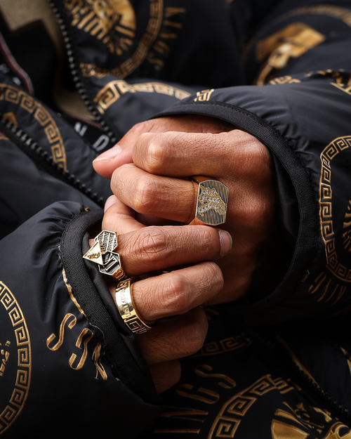 Last Kings Supremacy Ring Iced Gold