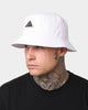 Loiter Metallic Badge Bucket Hat White