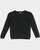 EN ES Kid's Shuffle Knit Jumper Washed Black