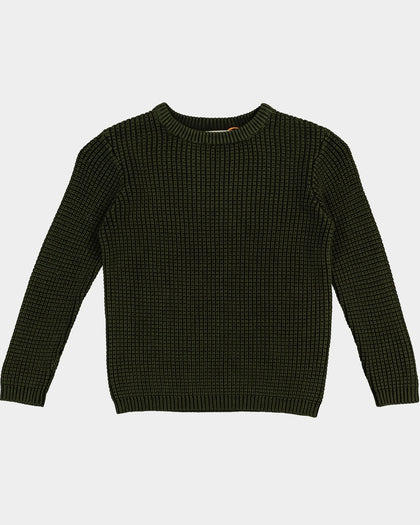 EN ES Kid's Shuffle Knit Jumper Washed Khaki