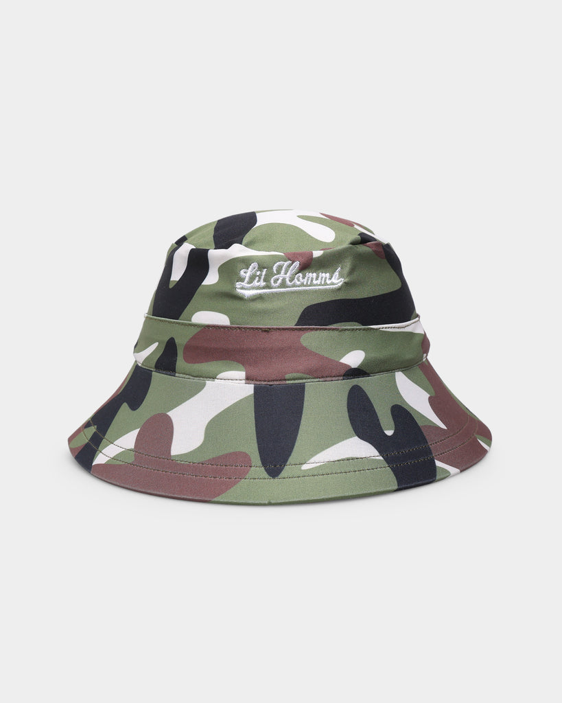 Lil Homme Kids' Woodland Bucket Hat Woodland Camo | Culture Kings US