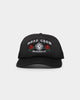 Goat Crew Metal Trucker Snapback Black