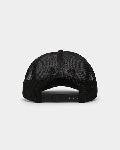 Goat Crew Metal Trucker Snapback Black