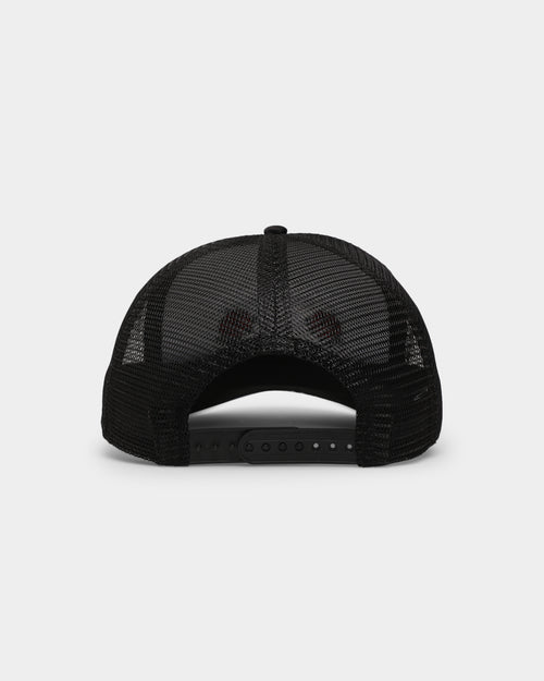 Goat Crew Metal Trucker Snapback Black
