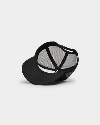 Goat Crew Metal Trucker Snapback Black