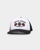 Goat Crew Metal Trucker Snapback White/Black