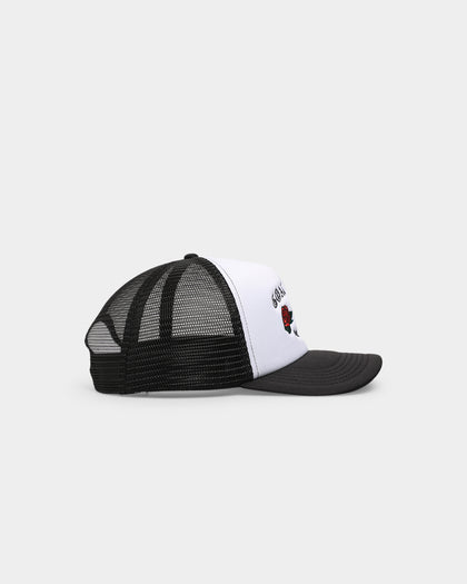 Goat Crew Metal Trucker Snapback White/Black