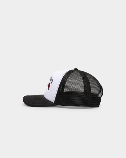 Goat Crew Metal Trucker Snapback White/Black