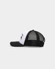 Goat Crew Metal Trucker Snapback White/Black