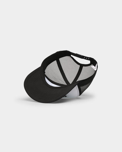 Goat Crew Metal Trucker Snapback White/Black