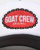 Goat Crew Original Trucker Snapback White/Black