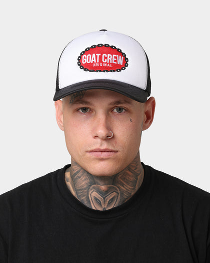 Goat Crew Original Trucker Snapback White/Black