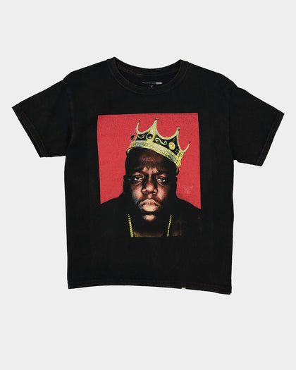 Notorious B.I.G Kid's Biggie Smalls T-Shirt Black