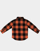EN ES KIDS Kids' Mini Flannel Shirt Orange