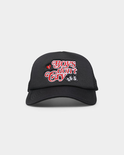 Goat Crew Boys Don't Cry Trucker Snapback Black