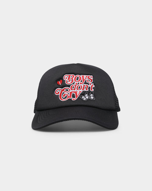 Goat Crew Boys Don't Cry Trucker Snapback Black