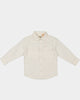 EN ES KIDS Kids' Style Long Sleeve Button Up Shirt Beige