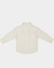 EN ES KIDS Kids' Style Long Sleeve Button Up Shirt Beige