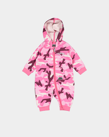 Lil Homme Infant H-Class Camo Chill Suit Camo Pink