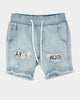 EN ES KIDS Kids' Distressed Denim Shorts Light Blue Denim