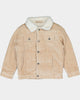 EN ES KIDS Kids' Realist Cord Sherpa Jacket Beige
