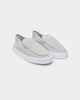 Saint Morta Hemisphere Suede Slip On Loafer Light Grey/White