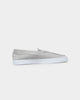 Saint Morta Hemisphere Suede Slip On Loafer Light Grey/White