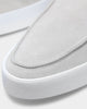 Saint Morta Hemisphere Suede Slip On Loafer Light Grey/White