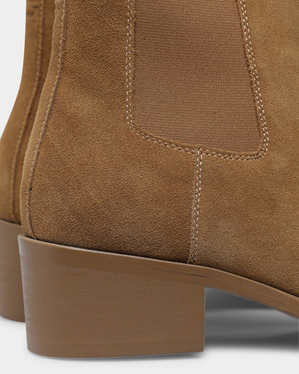 Saint Morta Nomad Pointy Toe Chelsea Boot Camel