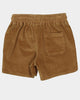 EN ES Kid's Realist Cord Shorts Caramel