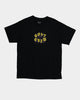 Goat Crew Drip Logo T-Shirt Black/Yellow/Purple